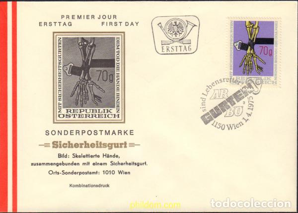 Briefmarken: 369022 MNH AUSTRIA 1975 CINTURON DE SEGURIDAD
