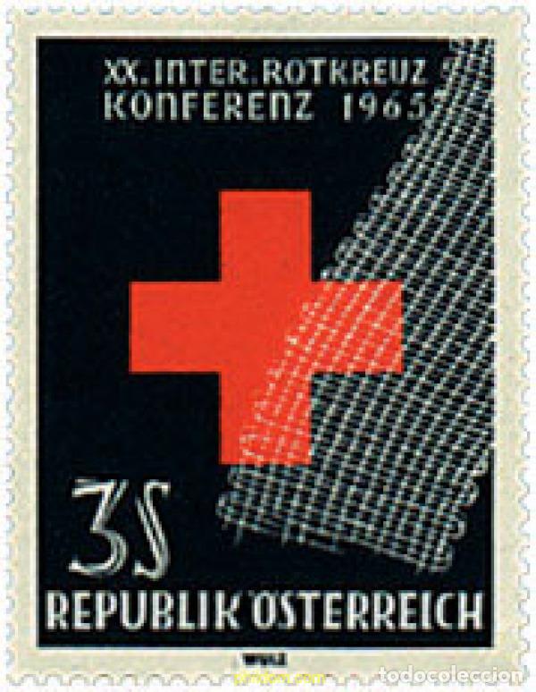 Briefmarken: 68625 MNH AUSTRIA 1965 20 ANIVERSARIO DE LA CONFERENCIA DE LA CRUZ ROJA