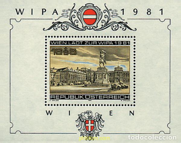 Sellos: 120359 MNH AUSTRIA 1981 WIPA 1981. EXPOSICION FILATELICA INTERNACIONAL