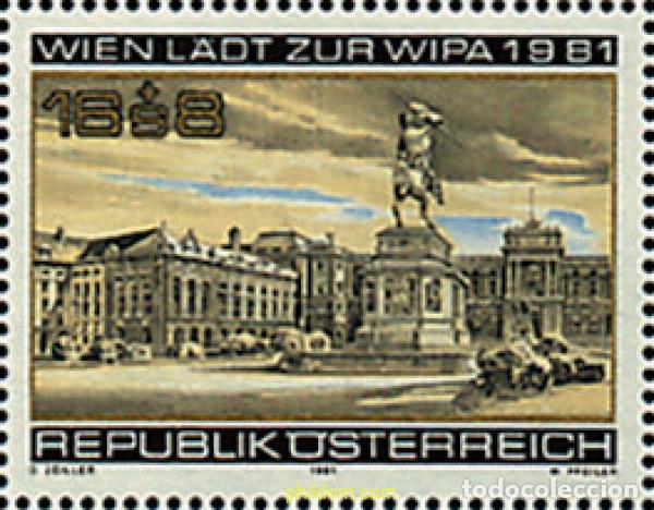 Sellos: 128426 MNH AUSTRIA 1981 WIPA 1981. EXPOSICION FILATELICA INTERNACIONAL