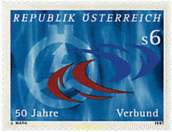 Sellos: 50207 MNH AUSTRIA 1997 50 ANIVERSARIO DEL VERBUND