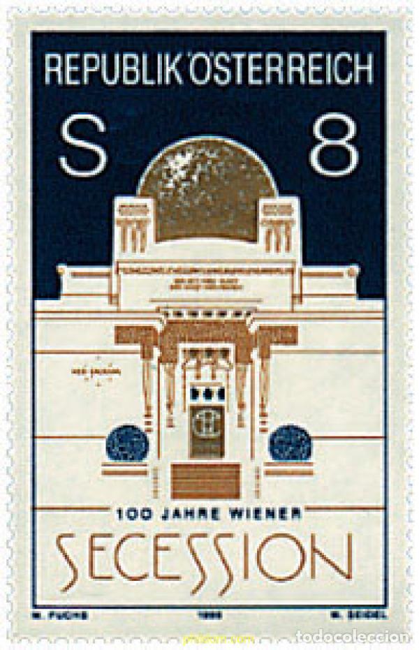 Sellos: 35676 MNH AUSTRIA 1998 100 ANIVERSARIO DE LA SECESION DE VIENA