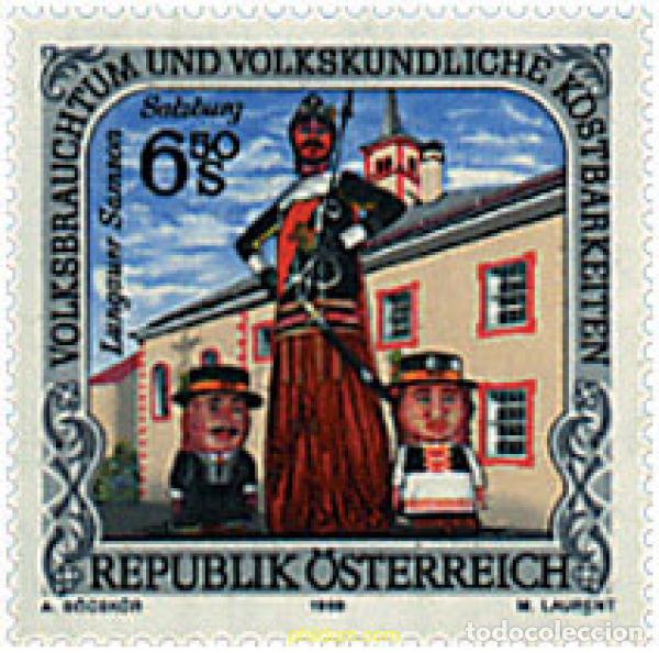 Sellos: 30763 MNH AUSTRIA 1998 ETNOLOGIA Y FOLCLORE