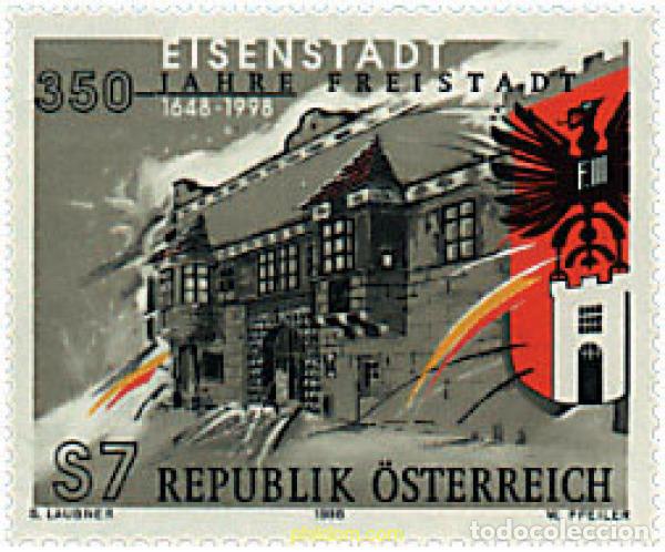 Sellos: 30769 MNH AUSTRIA 1998 350 ANIVERSARIO DE LA CIUDAD DE EISENSTADT