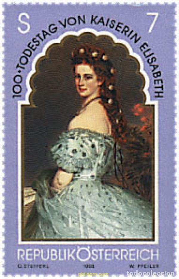 Sellos: 35311 MNH AUSTRIA 1998 CENTENARIO DE LA MUERTE DE LA EMPERATRIZ ELISABETH
