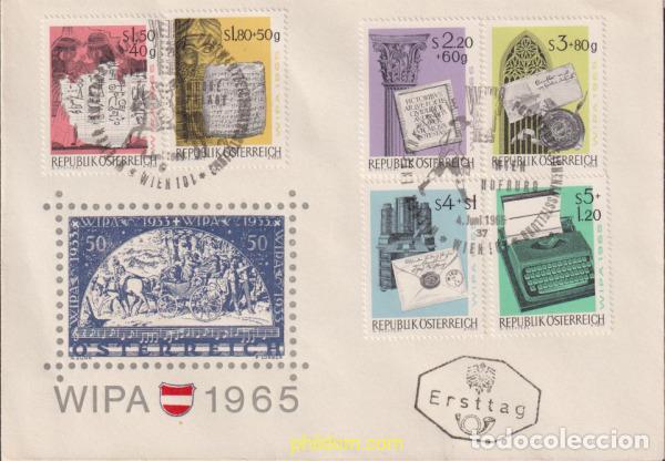 Sellos: 409763 MNH AUSTRIA 1965 WIPA 1965. EXPOSICION FILATELICA INTERNACIONAL EN VIENA
