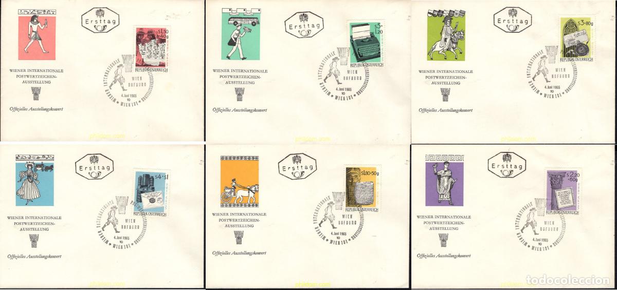 Sellos: 678310 MNH AUSTRIA 1965 WIPA 1965. EXPOSICION FILATELICA INTERNACIONAL EN VIENA