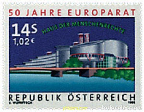Sellos: 50212 MNH AUSTRIA 1999 50 ANIVERSARIO DEL CONSEJO DE EUROPA