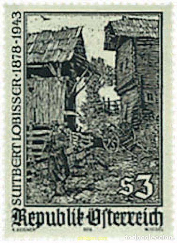 Sellos: 69135 MNH AUSTRIA 1978 CENTENARIO DEL NACIMIENTO DE SUITBER LOBISSER