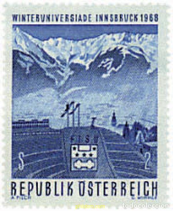 Sellos: 68932 MNH AUSTRIA 1968 UNIVERSIADAS DE INVIERNO EN INNSBRUCK