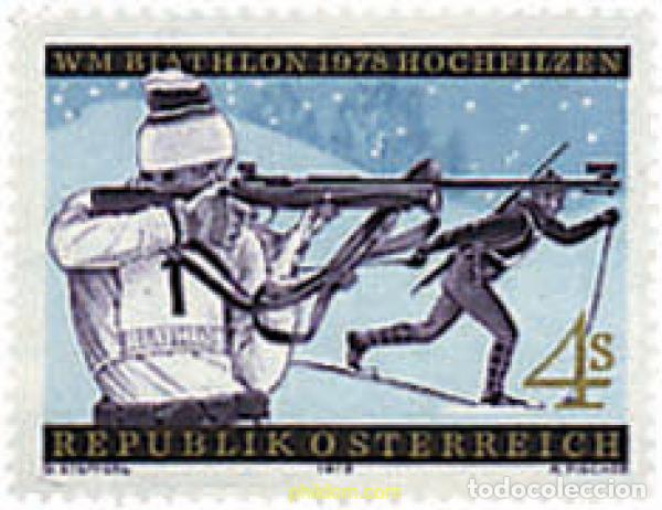 Sellos: 69109 MNH AUSTRIA 1978 CAMPEONATOS DEL MUNDO DE BIATHLON