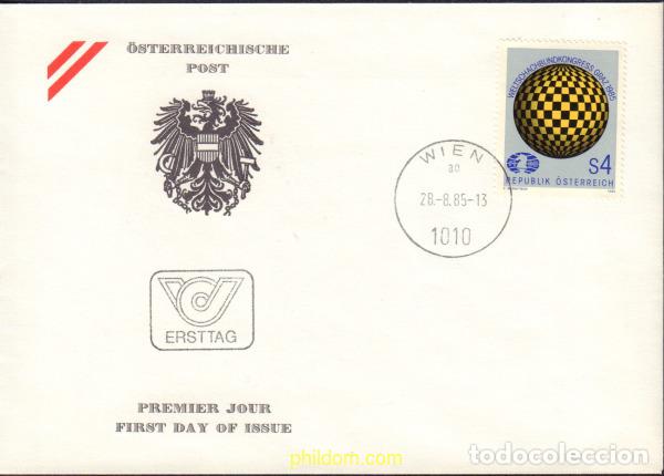 Sellos: 580749 MNH AUSTRIA 1985 CONGRESO DE LA FEDERACION INTERNACIONAL DE AJEDREZ EN GRAZ