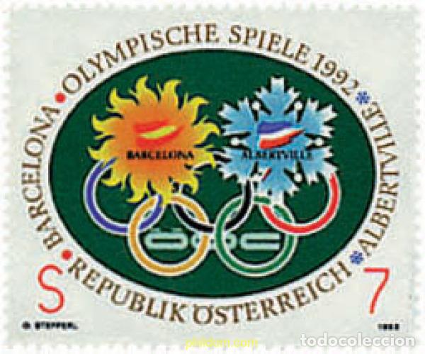 Sellos: 70493 MNH AUSTRIA 1992 25 JUEGOS OLIMPICOS VERANO BARCELONA 1992 - 16 JUEGOS OLIMPICOS INVIERNO. AL