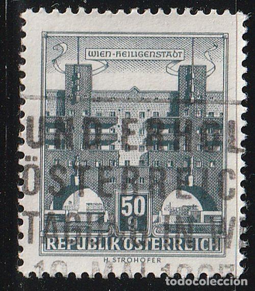 Sellos: Austria 1957/70 Scott 619 Sello &ordm; Arquitectura Viena Heiligenstadt &rdquo;Karl Marx Hof&rdquo; Michel 1044x
