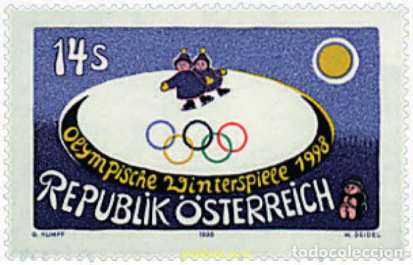 Sellos: 70542 MNH AUSTRIA 1998 18 JUEGOS OLIMPICOS DE INVIERNO NAGANO 1998