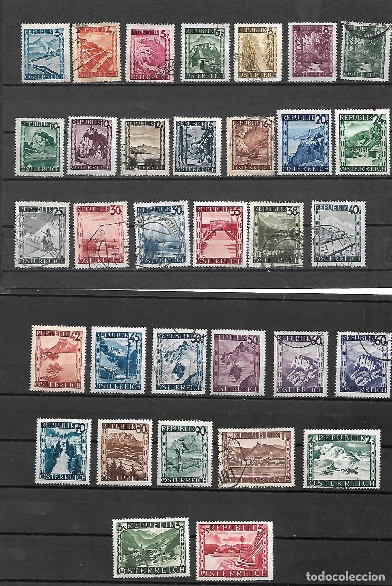 Sellos: Paisajes y vistas . Austria. sellos a&ntilde;os 1945/47 Yvert 12,75 &euro;