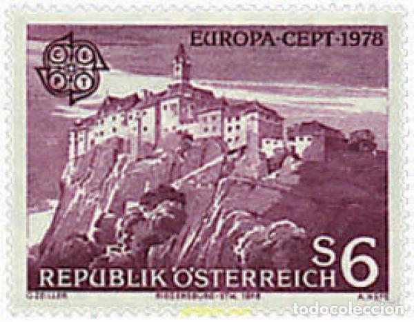 Sellos: 62326 MNH AUSTRIA 1978 EUROPA CEPT. ARQUITECTURA