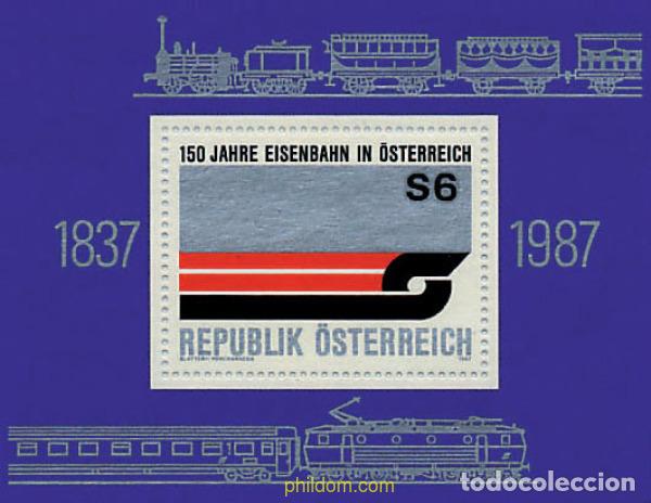 Sellos: 57311 MNH AUSTRIA 1987 150 ANIVERSARIO DEL FERROCARRIL AUSTRIACO