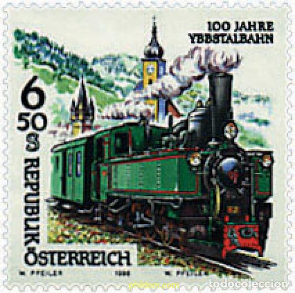 Sellos: 57322 MNH AUSTRIA 1998 CENTENARIO DE LA LINEA FERREA DE YBBSTALBAHN
