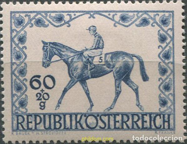 Sellos: 68573 MNH AUSTRIA 1947 DERBY HIPICO EN VIENA