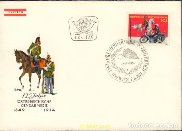 Sellos: 369019 MNH AUSTRIA 1974 125 ANIVERSARIO DE LA POLICIA AUSTRIACA