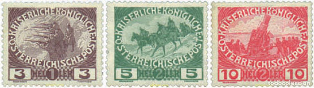 Sellos: 633020 MNH AUSTRIA 1915 PRO HUERFANOS DE LA GUERRA