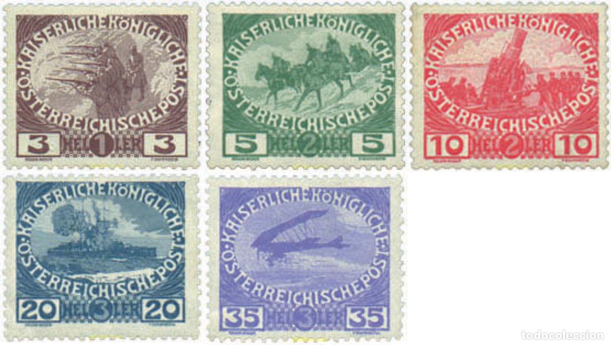 Sellos: 639624 HINGED AUSTRIA 1915 PRO HUERFANOS DE LA GUERRA