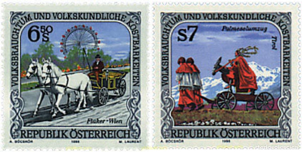 Sellos: 69250 MNH AUSTRIA 1998 USOS Y COSTUMBRES POPULARES