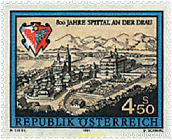Briefmarken: 121091 MNH AUSTRIA 1991 800 ANIVERSARIO DE SPITTAL AN DER DRAU