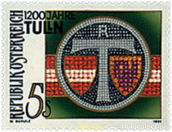 Sellos: 121099 MNH AUSTRIA 1991 1200 ANIVERSARIO DE LA CIUDAD DE TULLN