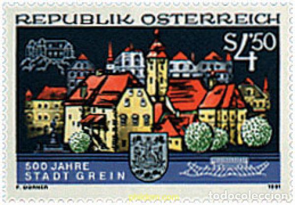 Sellos: 28957 MNH AUSTRIA 1991 500 ANIVERSARIO DE LA CIUDAD DE GREIN