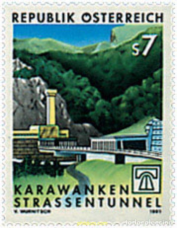 Sellos: 39286 MNH AUSTRIA 1991 OBERTURA ALTRAFICO DEL TUNEL DE KARAWANKEN