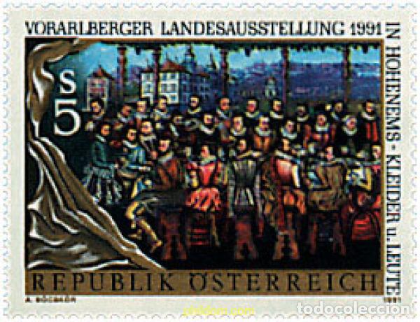 Sellos: 121094 MNH AUSTRIA 1991 1 EXPOSICION REGIONAL DE LA PROVINCIA DE VORARLBERG