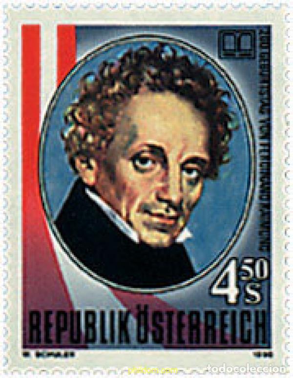 Sellos: 121044 MNH AUSTRIA 1990 BICENTENARIO DEL NACIMIENTO DE FERDINAND RAIMUND