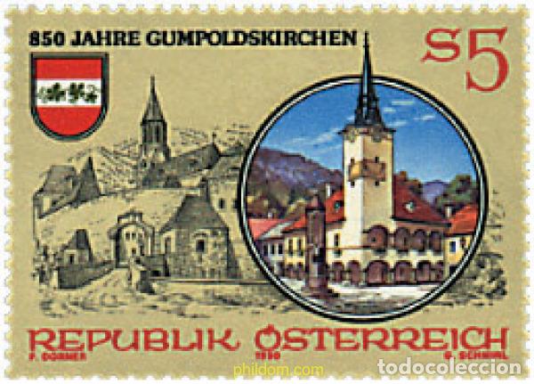 Sellos: 121048 MNH AUSTRIA 1990 850 ANIVERSARIO DE GUMPOLDSKIRCHEN