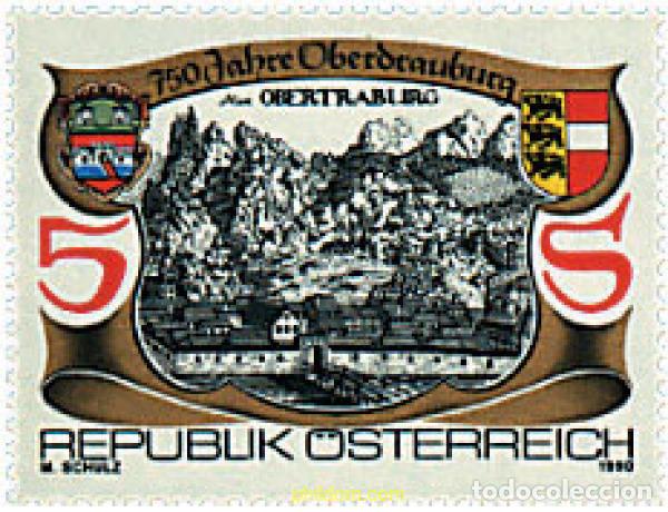 Sellos: 121047 MNH AUSTRIA 1990 750 ANIVERSARIO DE OBERDRAUBURG