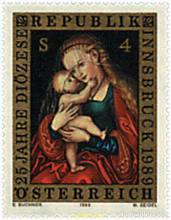 Timbres: 69213 MNH AUSTRIA 1989 25 ANIVERSARIO DE LA DIOCESIS DE INNSBRUCK