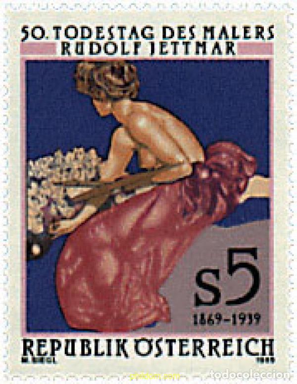 Timbres: 120998 MNH AUSTRIA 1989 50 ANIVERSARIO DE LA MUERTE DE RUDOLF JETTMAR