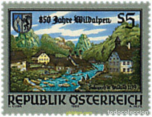 Sellos: 121021 MNH AUSTRIA 1989 850 ANIVERSARIO DE WILDALPEN