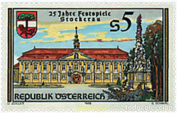 Sellos: 120962 MNH AUSTRIA 1988 25 ANIVERSARIO DEL FESTIVAL DE STOCKERAU