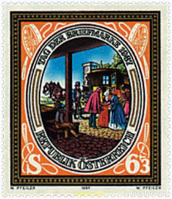 Selos: 120915 MNH AUSTRIA 1987 DIA DEL SELLO