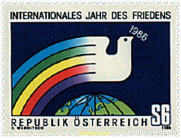 Selos: 120852 MNH AUSTRIA 1986 A&Ntilde;O INTERNACIONAL DE LA PAZ