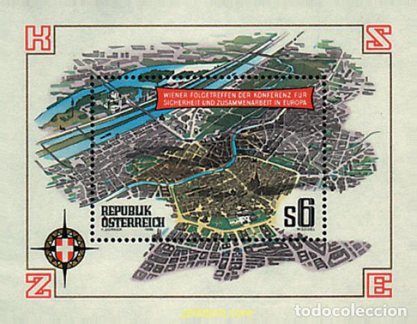 Sellos: 57310 MNH AUSTRIA 1986 CONFERENCIA PARA LA SEGURIDAD Y COOPERACION EUROPEA