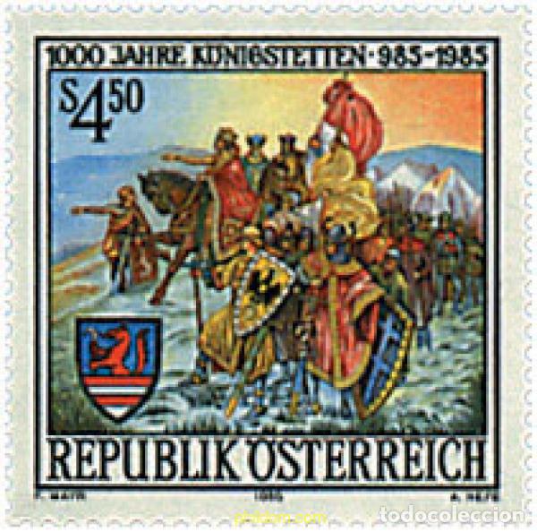 Sellos: 120699 MNH AUSTRIA 1985 MILENARIO DE K&Ouml;NIGSTETTEN