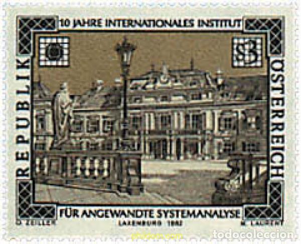 Stamps: 120406 MNH AUSTRIA 1982 10 ANIVERSARIO DEL INSTITUTO INTERNACIONAL DE ANALISIS APLICADO DE LOS SIST