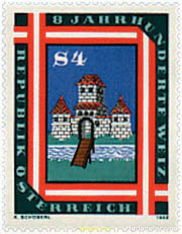 Stamps: 120392 MNH AUSTRIA 1982 800 ANIVERSARIO DE LA CIUDAD DE WEIZ