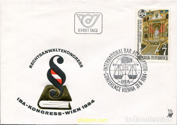 Stamps: 405317 MNH AUSTRIA 1984 CONGRESO INTERNACIONAL DE ABOGADOS