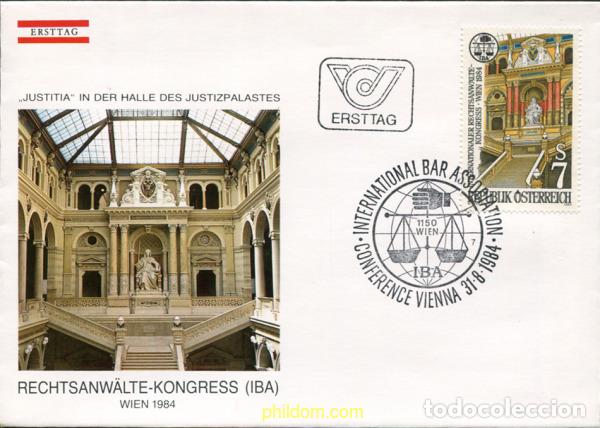 Stamps: 575113 MNH AUSTRIA 1984 CONGRESO INTERNACIONAL DE ABOGADOS