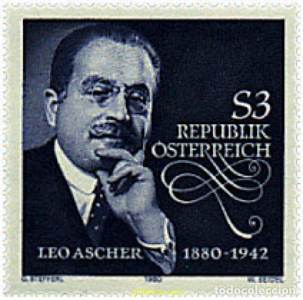 Sellos: 79161 MNH AUSTRIA 1980 CENTENARIO DEL NACIMIENTO DE LEO ASCHER