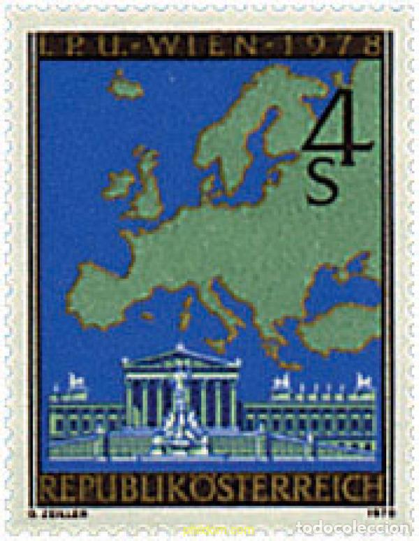 Sellos: 69112 MNH AUSTRIA 1978 3 CONFERENCIA INTERPARLAMENTARIA SOBRE LA COOPERACION Y LA SEGURIDAD EUROPEA